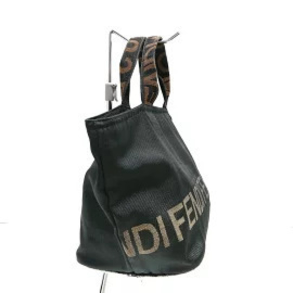 Fendi Handbag Bag Black Dark Brown